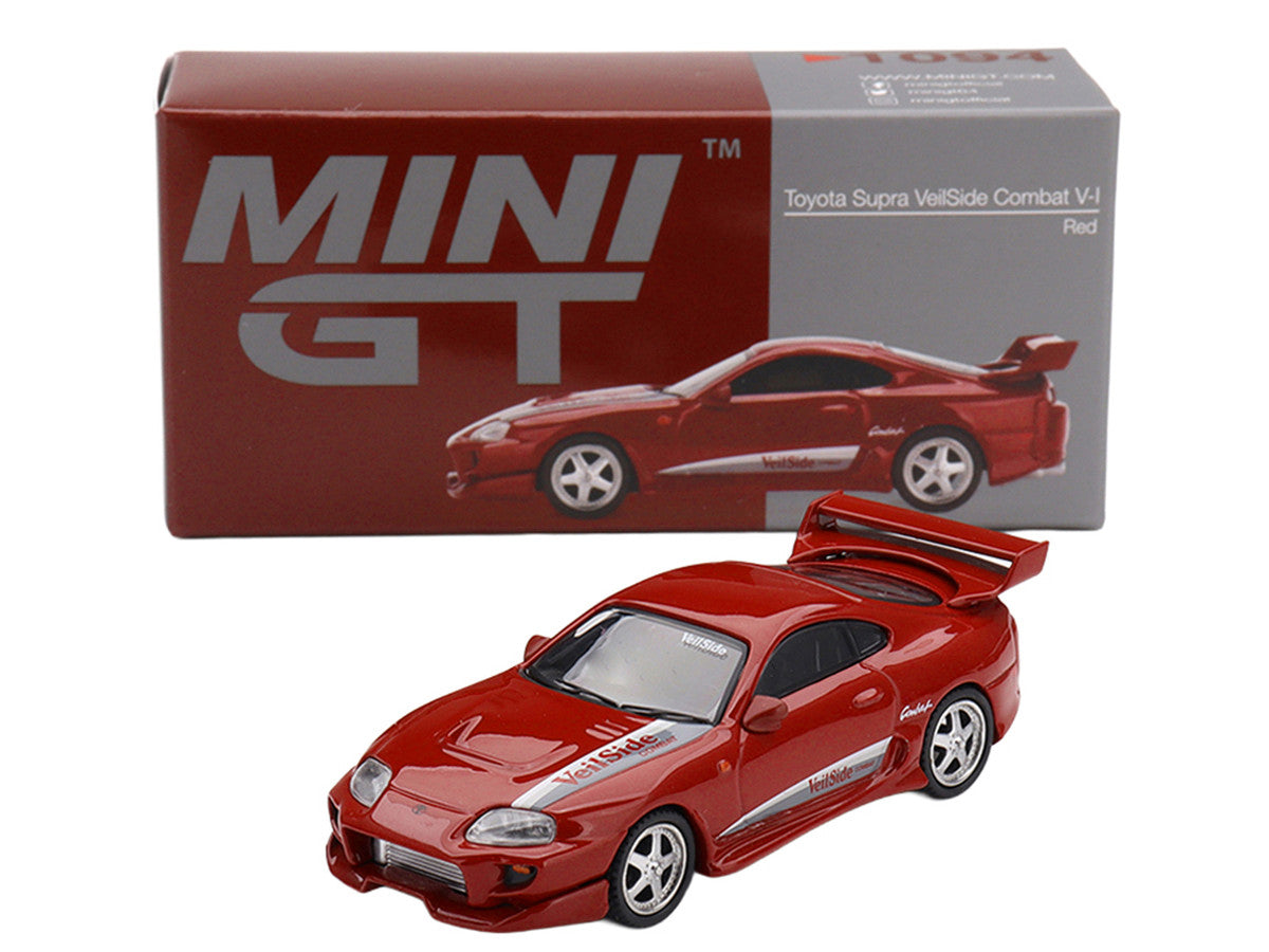 Toyota Supra "VeilSide Combat V-I" Red Limited Edition 1/64 Diecast Model Car by Mini GT LuxuryLifeWay Online Store