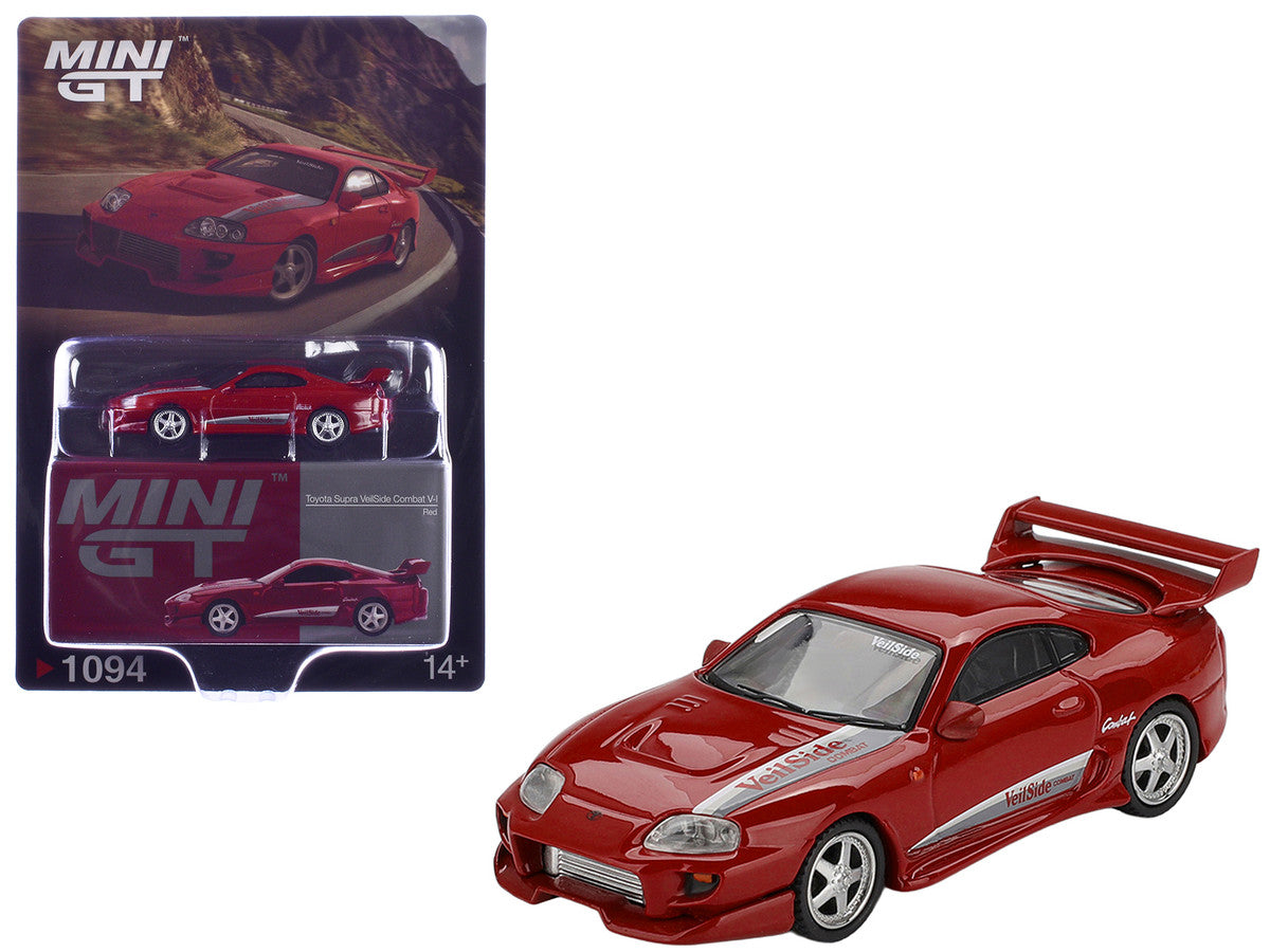 Toyota Supra "VeilSide Combat V-I" Red Limited Edition 1/64 Diecast Model Car by Mini GT LuxuryLifeWay Online Store