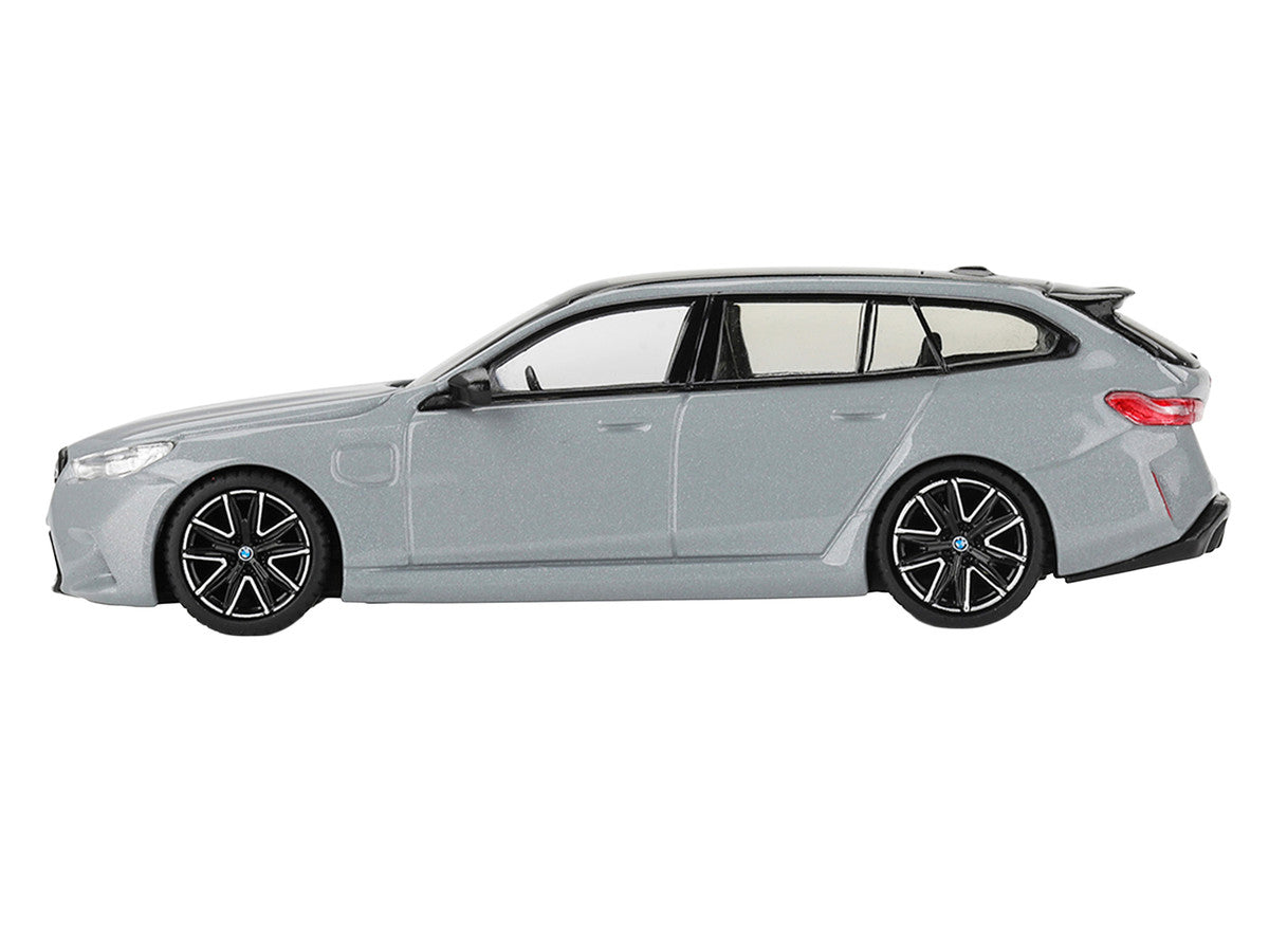 BMW M5 Touring Brooklyn Gray Metallic with Sunroof 1/64 Diecast Model Car by Mini GT LuxuryLifeWay Online Store