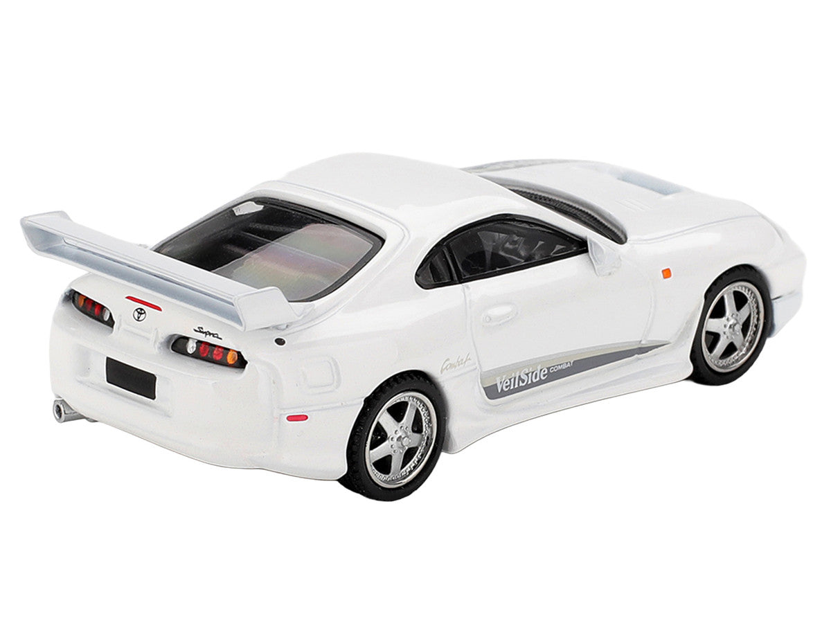 Toyota Supra "VeilSide Combat V-I" White Limited Edition 1/64 Die Cast Model Car by Mini GT LuxuryLifeWay Online Store