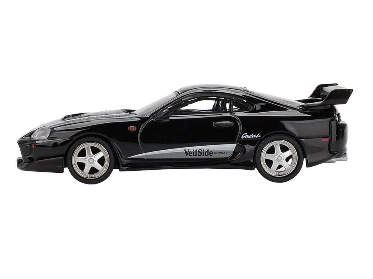 Toyota Supra "VeilSide Combat V-II" Black Limited Edition 1/64 Diecast Model Car by Mini GT LuxuryLifeWay Online Store