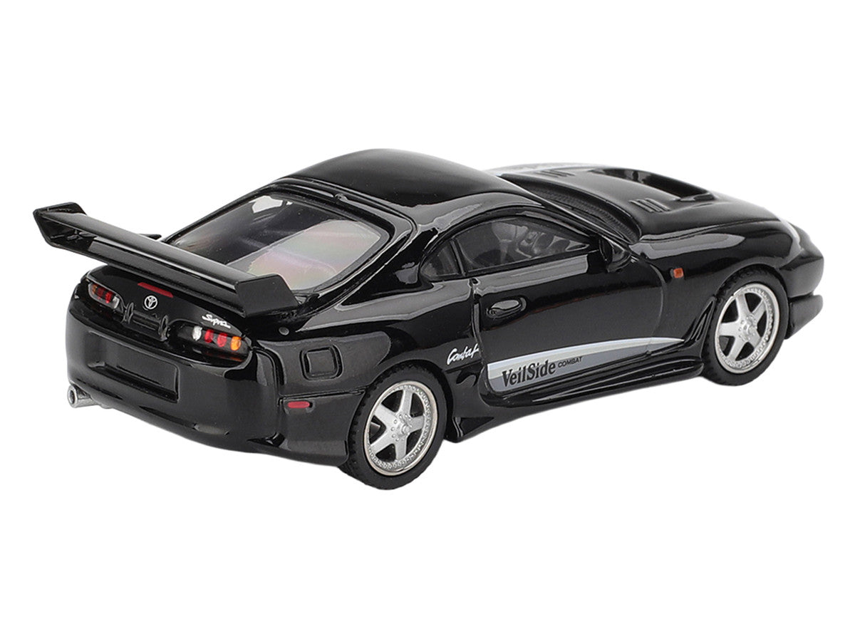 Toyota Supra "VeilSide Combat V-II" Black Limited Edition 1/64 Diecast Model Car by Mini GT LuxuryLifeWay Online Store