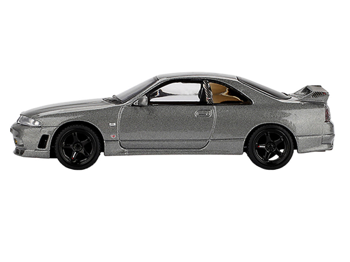 Nissan Skyline GT-R (NISMO BCNR33 CRS Version) RHD (Right Hand Drive) Dark Metal Gray Metallic Limited Edition 1/64 Diecast Model Car by Mini GT LuxuryLifeWay Online Store