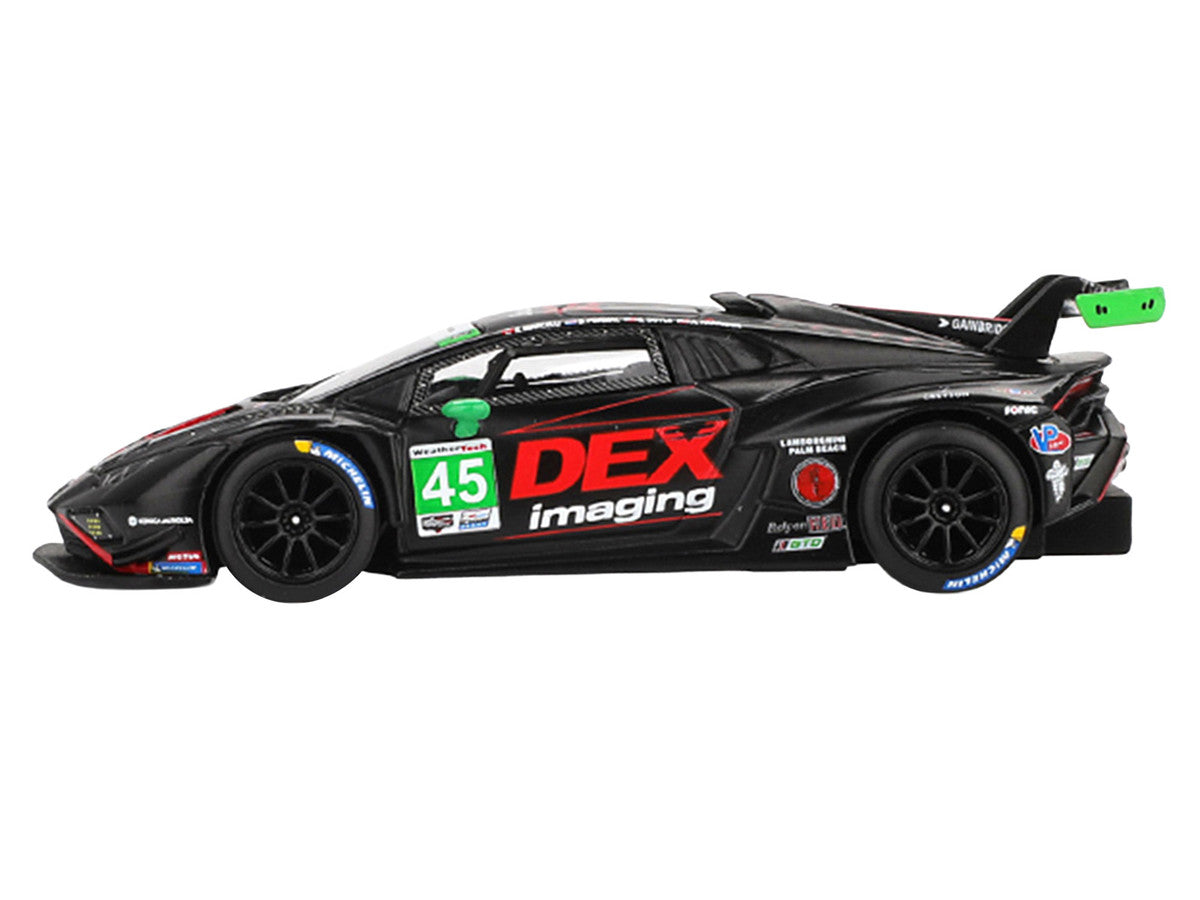 Lamborghini Huracan GT3 EVO2 #45 Graham Doyle - Danny Formal - Ashton Harrison - Kyle Marcelli "DEX Imaging" IMSA "24 Hours of Daytona" (2024) Limited Edition 1/64 Diecast Model Car by Mini GT LuxuryLifeWay Online Store