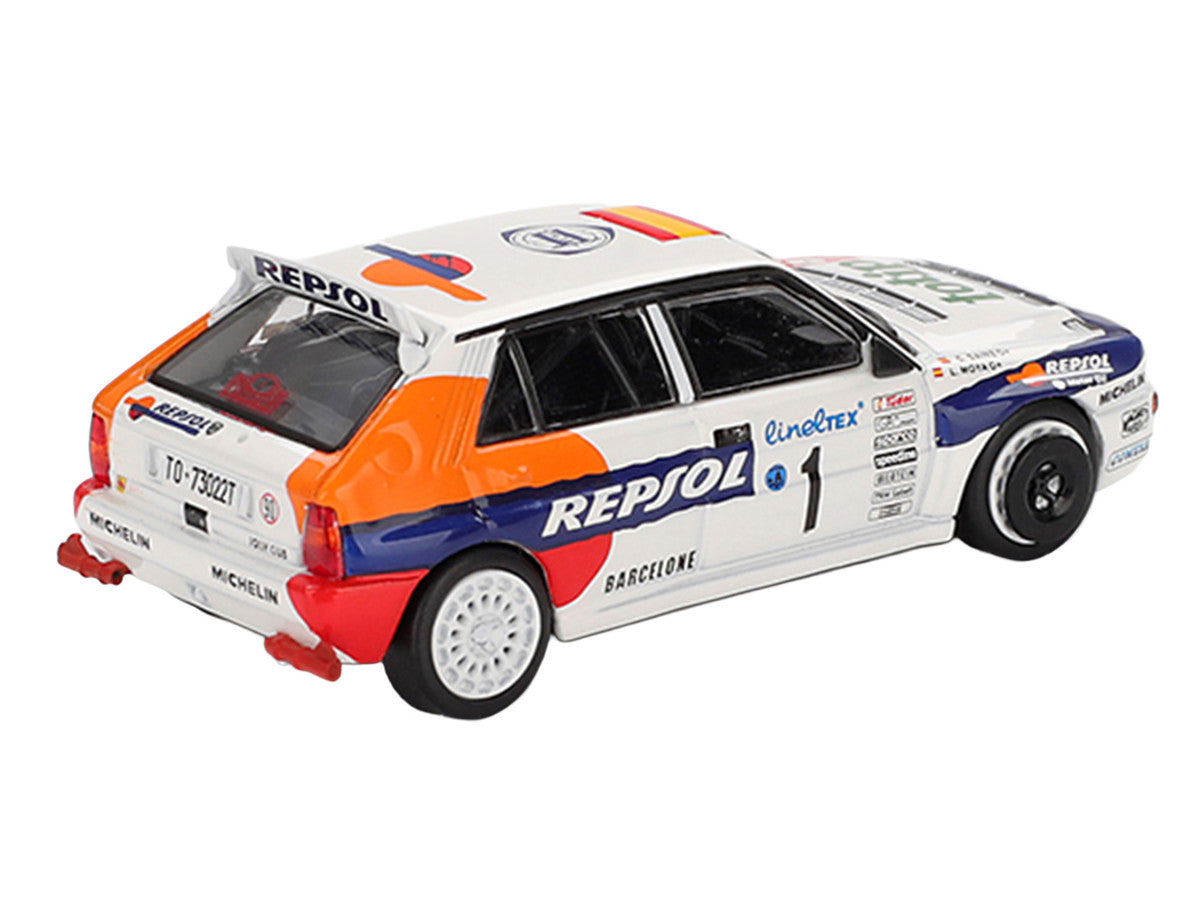 Lancia Delta HF Integrale Evoluzione #1 Carlos Sainz - Luis Moya "Rallye Monte-Carlo" (1993) Limited Edition 1/64 Diecast Model Car by Mini GT LuxuryLifeWay Online Store