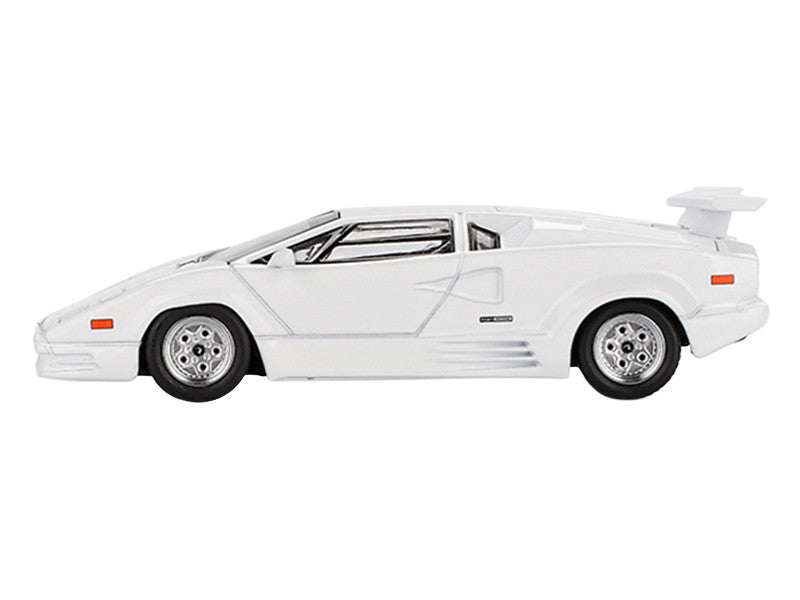 Lamborghini Countach "25th Anniversary" White Limited Edition 1/64 Diecast Model Car by Mini GT LuxuryLifeWay Online Store