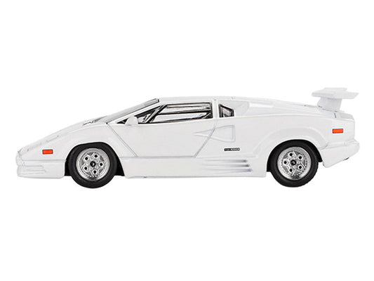 Lamborghini Countach "25th Anniversary" White Limited Edition 1/64 Diecast Model Car by Mini GT LuxuryLifeWay Online Store