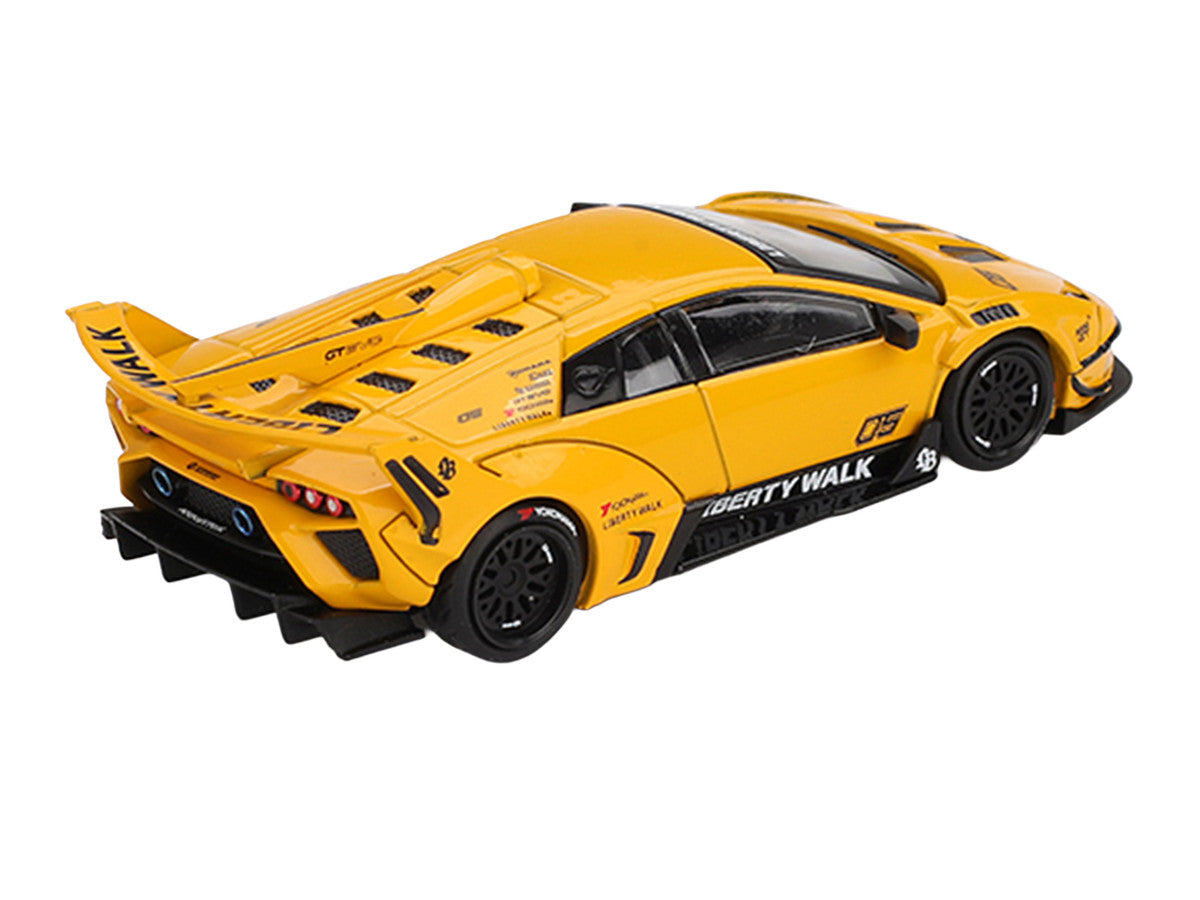 Lamborghini Murcielago GT EVO LB-Silhouette Works Yellow Limited Edition 1/64 Diecast Model Car by Mini GT LuxuryLifeWay Online Store
