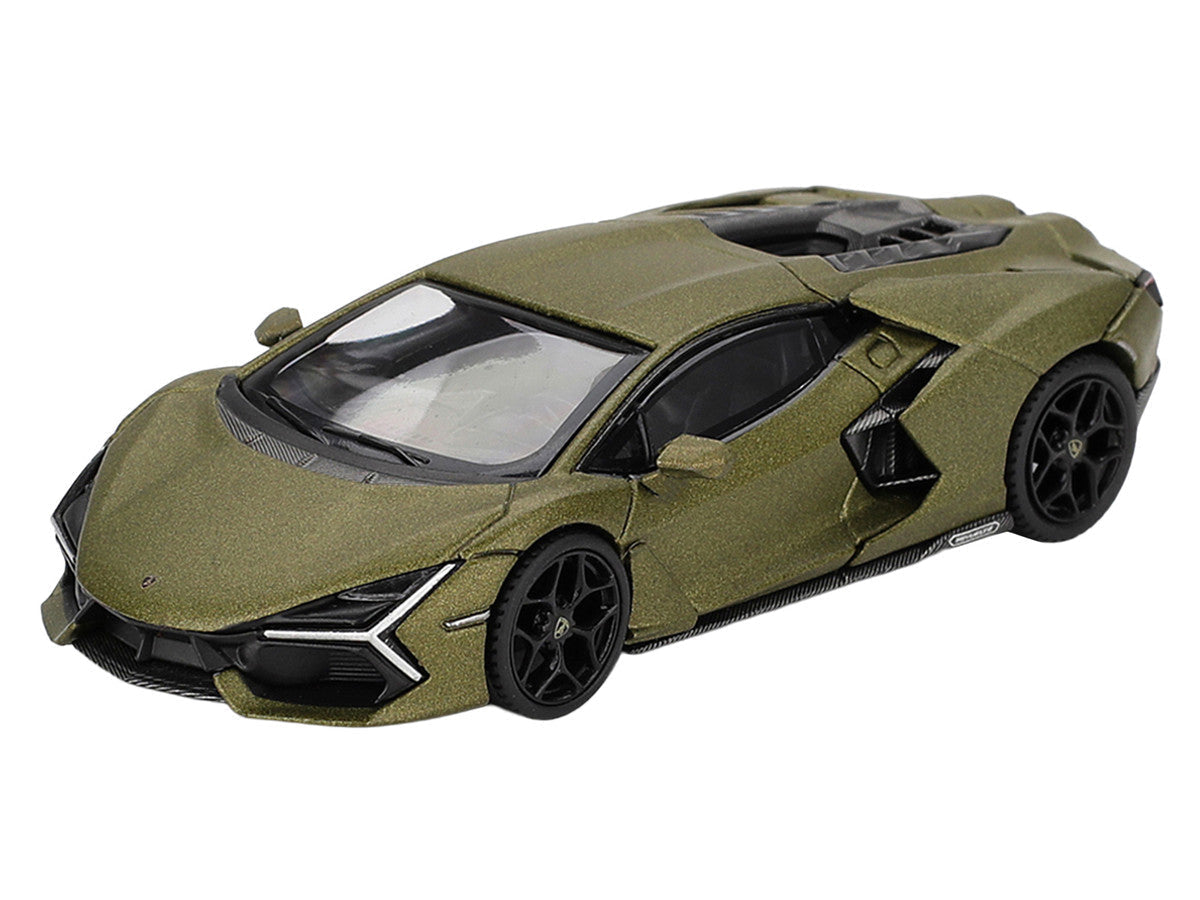 Lamborghini Revuelto Verde Gea Matte Green Metallic Limited Edition 1/64 Die Cast Model Car by Mini GT LuxuryLifeWay Online Store