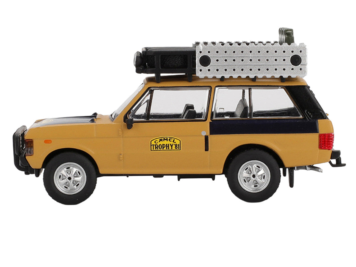 Range Rover with Roofrack "West Germany 1" Christian Swoboda - Knuth Mentel Winner "Camel Trophy Sumatra" (1981) Limited Edition 1/64 Diecast Model Car by Mini GT LuxuryLifeWay Online Store