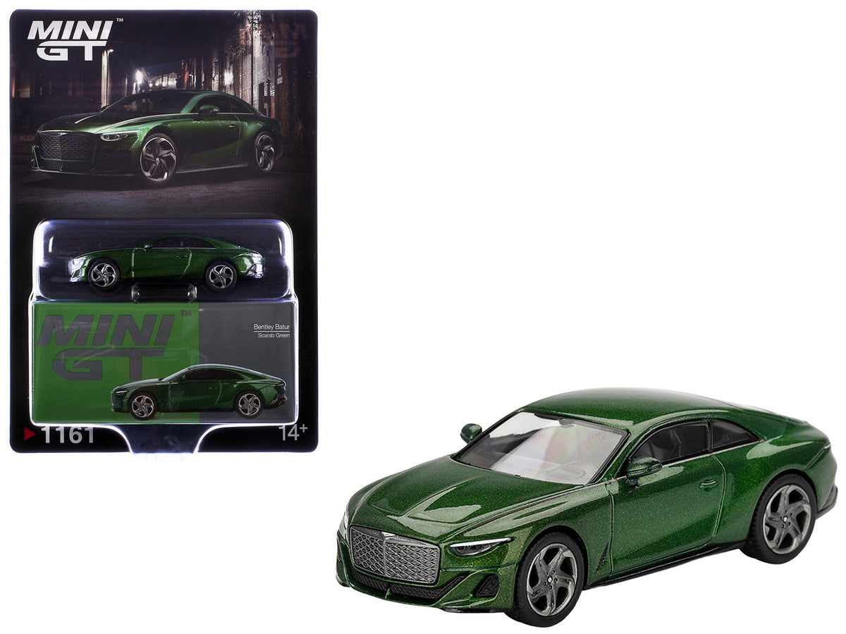 Bentley Batur Scarab Green Metallic Limited Edition 1/64 Diecast Model Car by Mini GT LuxuryLifeWay Online Store