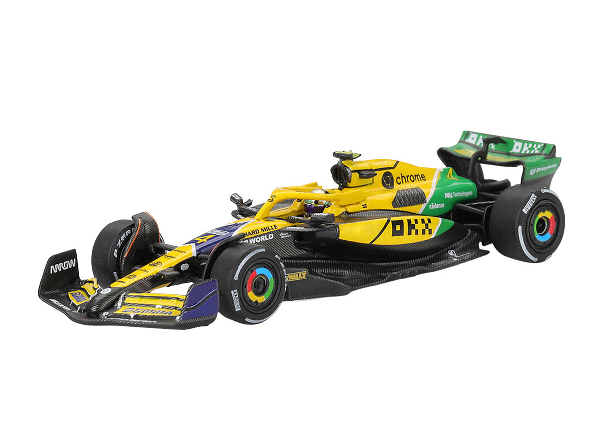 McLaren MCL38 #4 Lando Norris Formula One F1 "Monaco GP" (2024) Limited Edition 1/64 Diecast Model Car by Mini GT LuxuryLifeWay Online Store