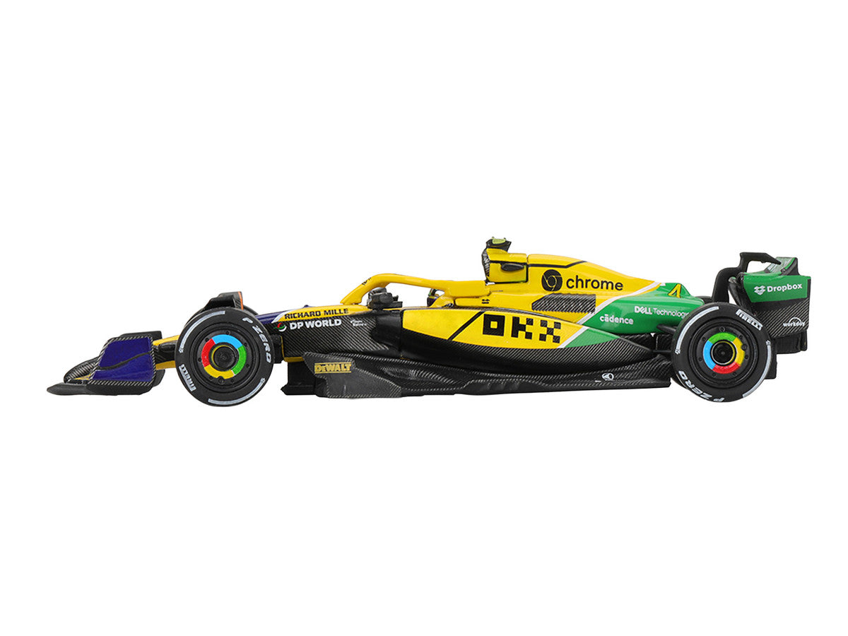 McLaren MCL38 #4 Lando Norris Formula One F1 "Monaco GP" (2024) Limited Edition 1/64 Diecast Model Car by Mini GT LuxuryLifeWay Online Store