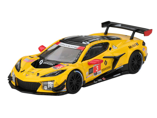 Chevrolet Corvette Z06 GT3.R #3 Antonio Garcia - Daniel Juncadella - Alexander Sims "Corvette Racing by Pratt Miller Motorsports" GTD Pro Class 2nd Place IMSA "24 Hours of Daytona" (2025) Limited Edition 1/64 Die Cast Model Car by Mini GT LuxuryLifeWay Online Store
