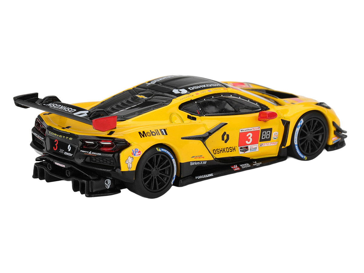 Chevrolet Corvette Z06 GT3.R #3 Antonio Garcia - Daniel Juncadella - Alexander Sims "Corvette Racing by Pratt Miller Motorsports" GTD Pro Class 2nd Place IMSA "24 Hours of Daytona" (2025) Limited Edition 1/64 Die Cast Model Car by Mini GT LuxuryLifeWay Online Store