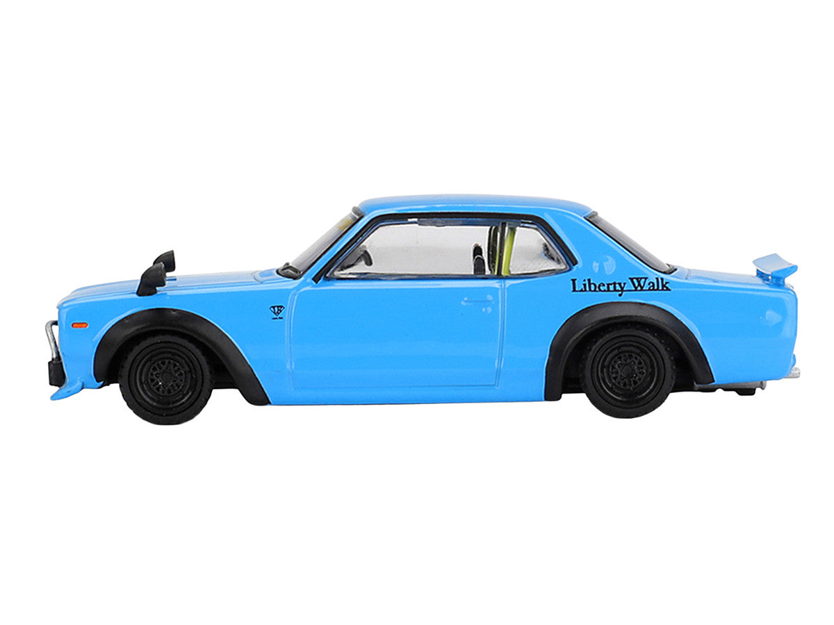 Nissan LB-Works Hakosuka RHD (Right Hand Drive) Baby Blue Limited Edition 1/64 Diecast Model Car by Mini GT LuxuryLifeWay Online Store