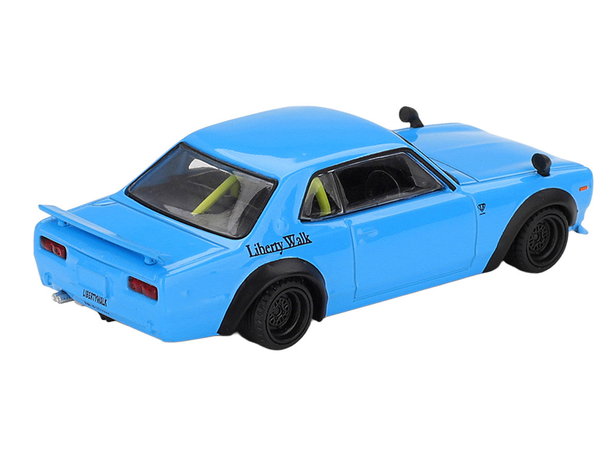 Nissan LB-Works Hakosuka RHD (Right Hand Drive) Baby Blue Limited Edition 1/64 Diecast Model Car by Mini GT LuxuryLifeWay Online Store
