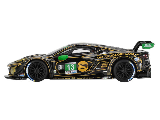 Chevrolet Corvette Z06 GT3.R #13 Matt Bell - Orey Fidani - Lars Kern - Marvin Kirchhofer "AWA" GTD Class Winner IMSA "24 Hours of Daytona" (2025) 1/64 Diecast Model Car by Mini GT LuxuryLifeWay Online Store