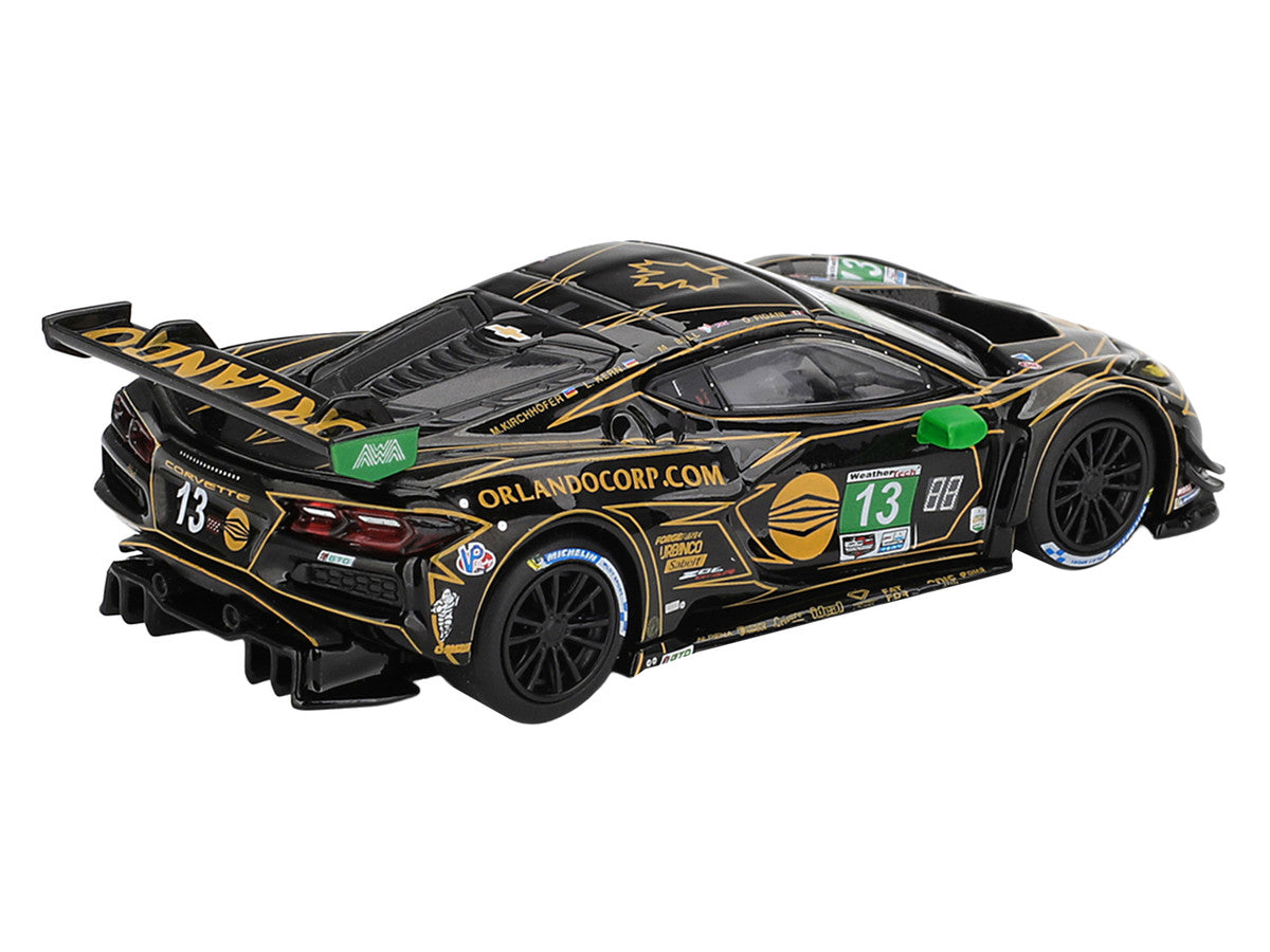 Chevrolet Corvette Z06 GT3.R #13 Matt Bell - Orey Fidani - Lars Kern - Marvin Kirchhofer "AWA" GTD Class Winner IMSA "24 Hours of Daytona" (2025) 1/64 Diecast Model Car by Mini GT LuxuryLifeWay Online Store
