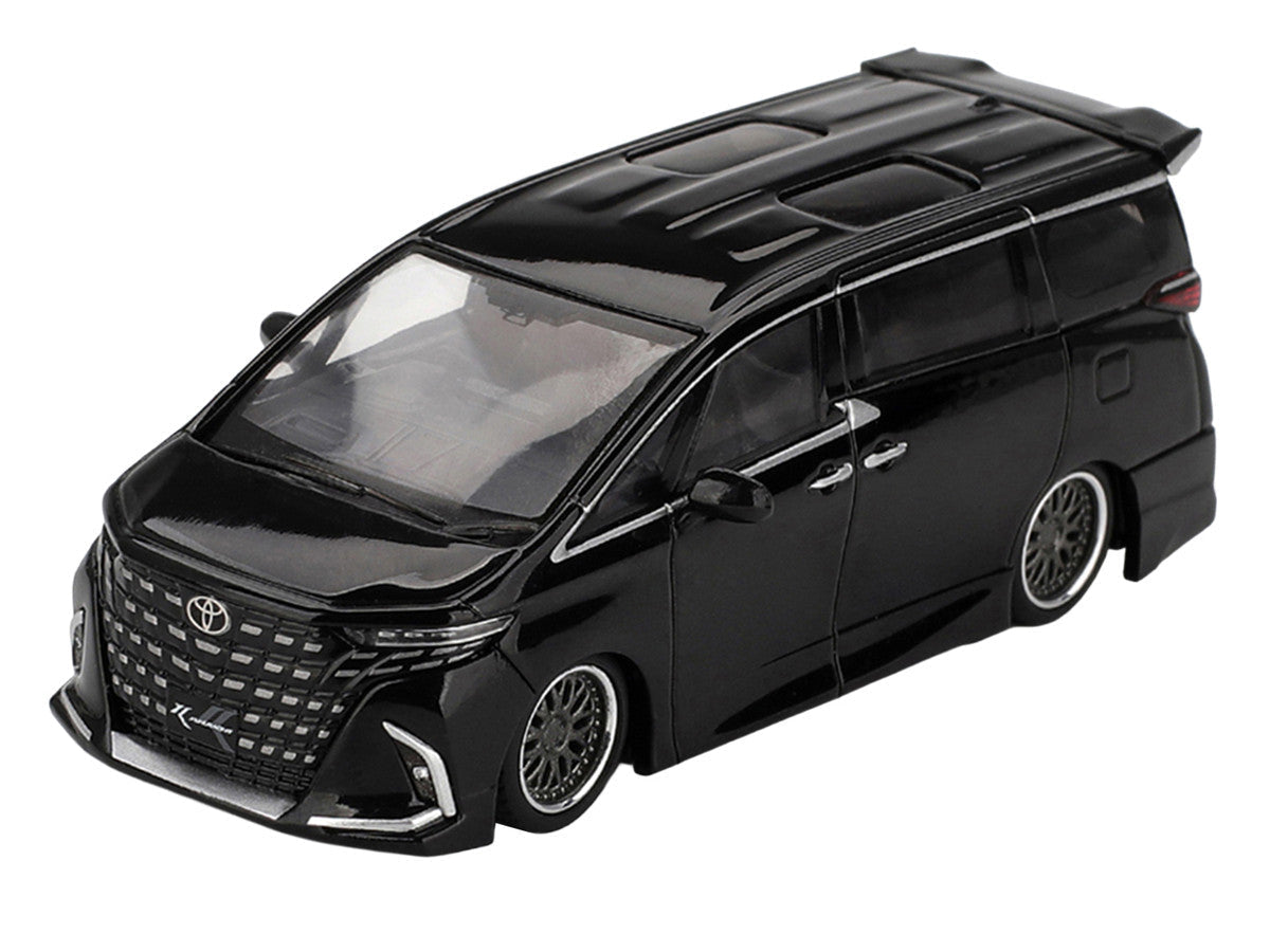 Toyota Alphard 40 KUHL Van RHD (Right Hand Drive) Black Limited Edition 1/64 Diecast Model Car by Mini GT LuxuryLifeWay Online Store