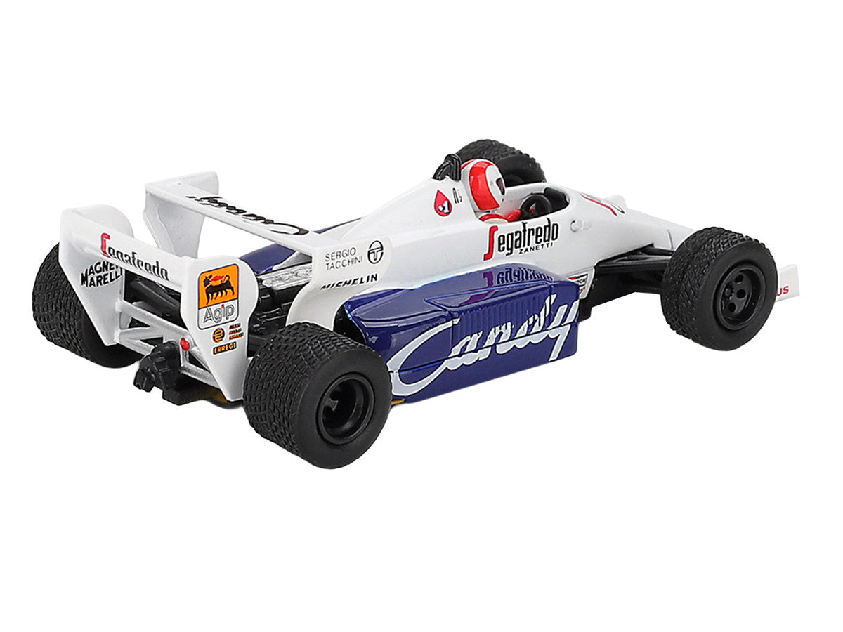 Toleman TG184 #20 Johnny Cecotto Formula One F1 "Monaco GP" (1984) with Driver Figure Limited Edition 1/64 Diecast Model Car by Mini GT LuxuryLifeWay Online Store