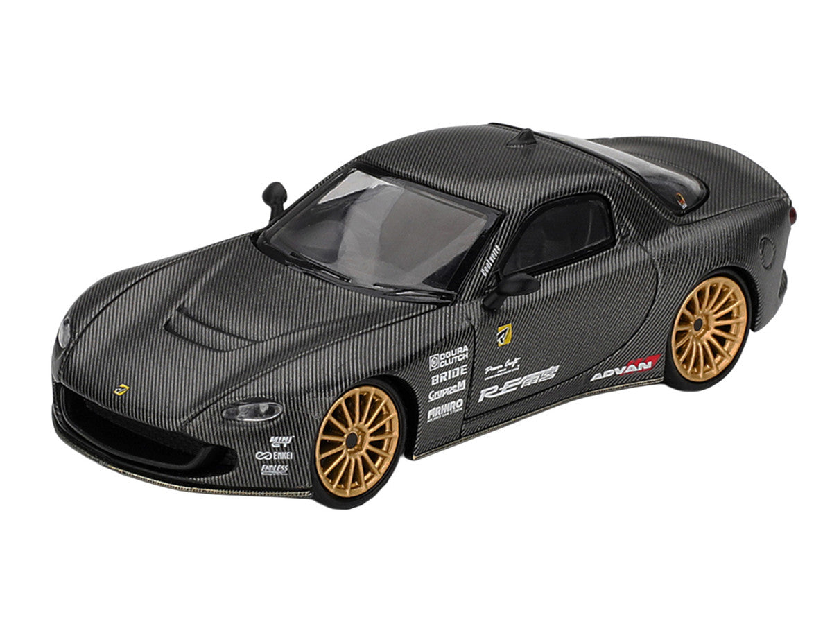 Mazda RX-7 RE-Amemiya "Matsukiyo KOKU 3 Rotor NA-7" Carbon Fiber "Tokyo Auto Salon 2025 Best Tuned Car Award" Limited Edition 1/64 Diecast Model Car by Mini GT LuxuryLifeWay Online Store