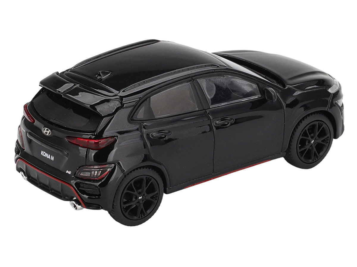 Hyundai Kona N Phantom Black Limited Edition 1/64 Diecast Model Car by Mini GT LuxuryLifeWay Online Store