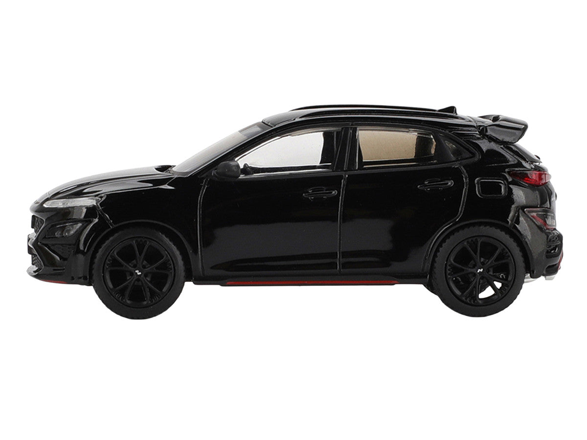 Hyundai Kona N Phantom Black Limited Edition 1/64 Diecast Model Car by Mini GT LuxuryLifeWay Online Store
