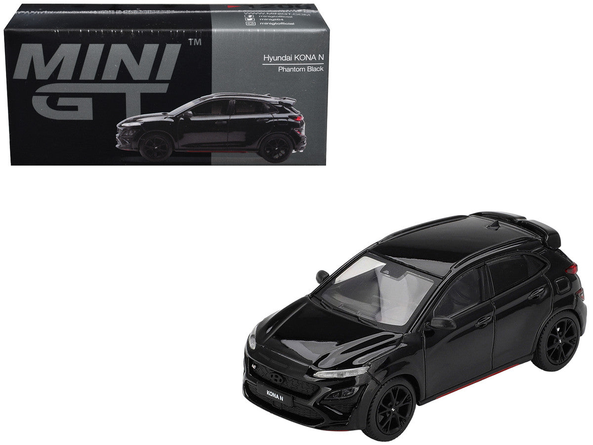 Hyundai Kona N Phantom Black Limited Edition 1/64 Diecast Model Car by Mini GT LuxuryLifeWay Online Store