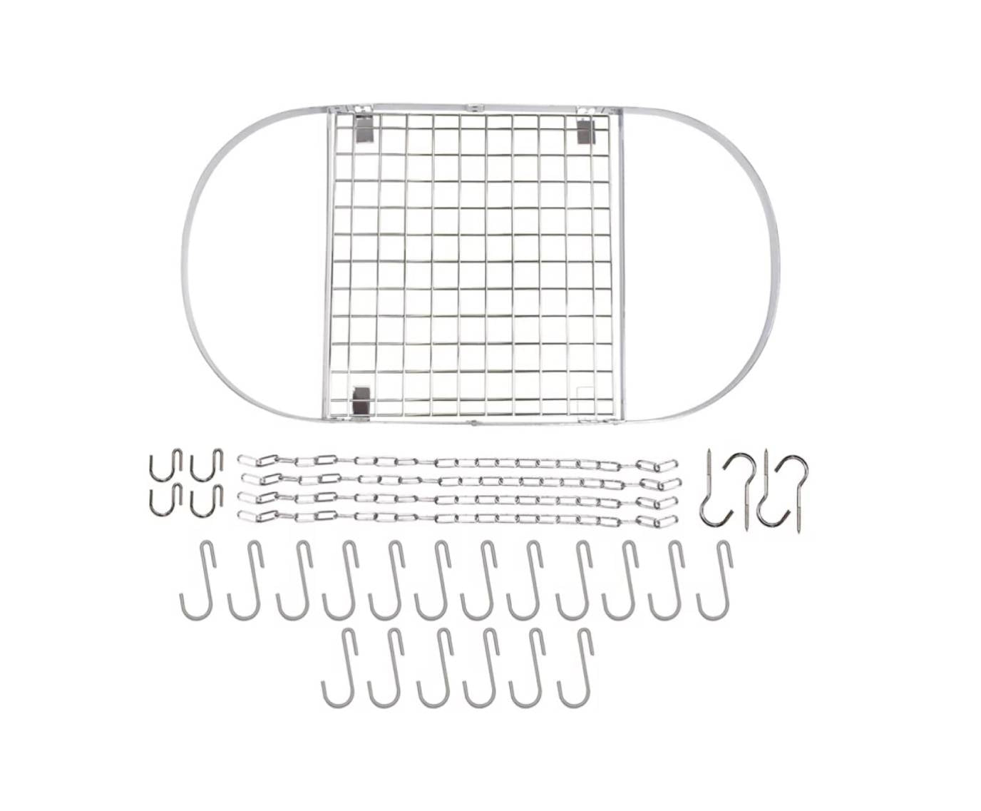 Modern Ceiling Mounted Stainless Steel Oval Hanging Pot Rack LuxuryLifeWay Online Store