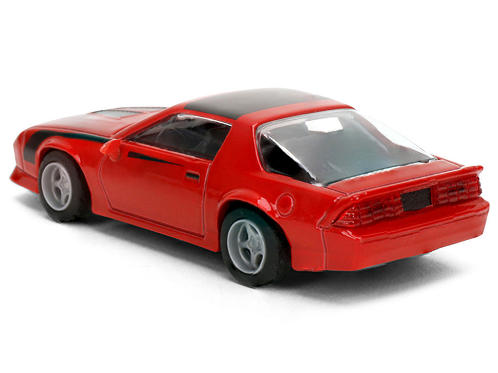 1985 Chevrolet Camaro Red with Black Top and Stripes "Collection" Series 1/64 Diecast Model Car by Majorette LuxuryLifeWay Online Store