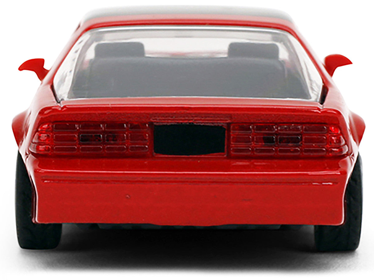1985 Chevrolet Camaro Red with Black Top and Stripes "Collection" Series 1/64 Diecast Model Car by Majorette LuxuryLifeWay Online Store