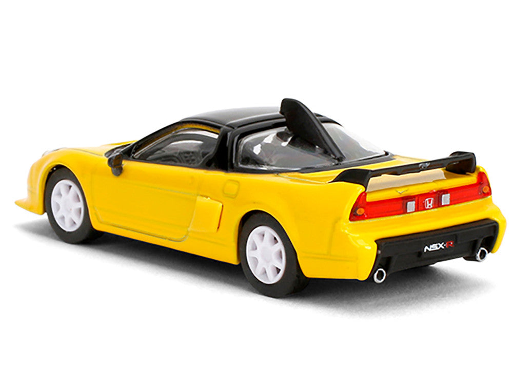 1995 Honda NSX-R GT RHD (Right Hand Drive) Yellow with Black Top "Collection" Series 1/64 Diecast Model Car by Majorette LuxuryLifeWay Online Store