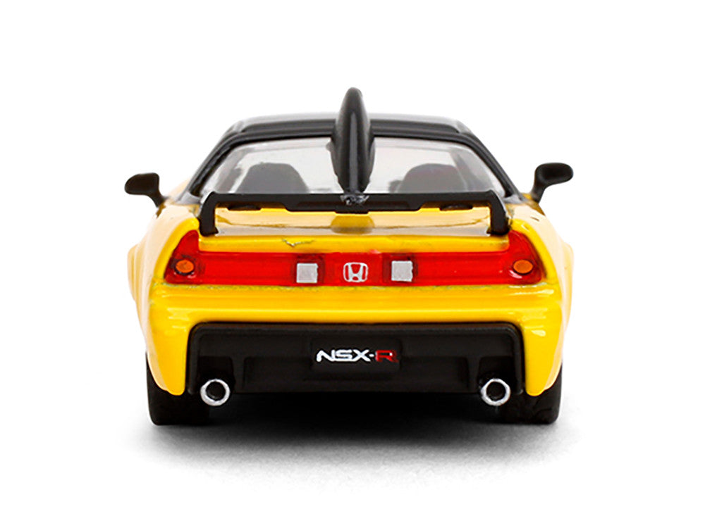 1995 Honda NSX-R GT RHD (Right Hand Drive) Yellow with Black Top "Collection" Series 1/64 Diecast Model Car by Majorette LuxuryLifeWay Online Store