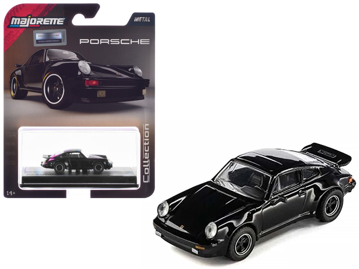 1975 Porsche 930 Turbo Black "Collection" Series 1/64 Diecast Model Car by Majorette LuxuryLifeWay Online Store