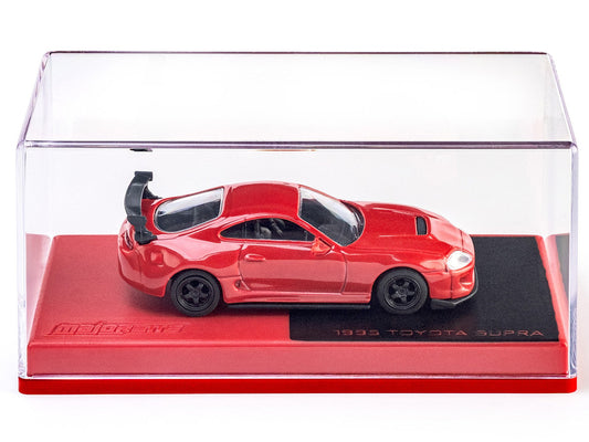 1995 Toyota Supra RHD (Right Hand Drive) Red "Collection" Series 1/64 Diecast Model Car by Majorette LuxuryLifeWay Online Store