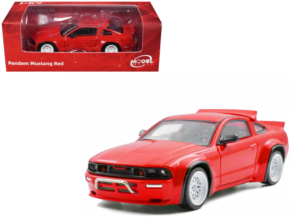 Pandem Mustang Red 1/64 Diecast Model Car by Model Model LuxuryLifeWay Online Store