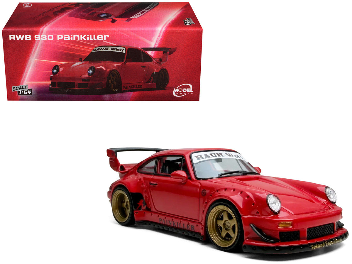 RWB 930 "Painkiller" Red 1/64 Diecast Model Car by Model Model LuxuryLifeWay Online Store