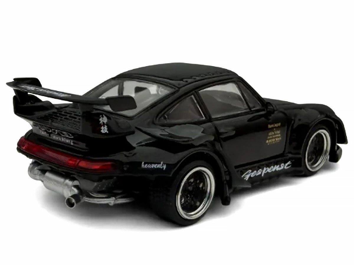 RWB 993 "Gespenst" Black 1/64 Diecast Model Car by Model Model LuxuryLifeWay Online Store