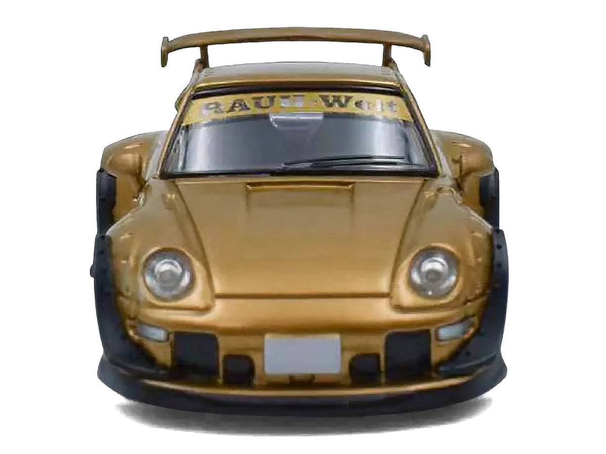RWB 993 "Yoshiwara" Gold Metallic 1/64 Diecast Model Car by Model Model LuxuryLifeWay Online Store