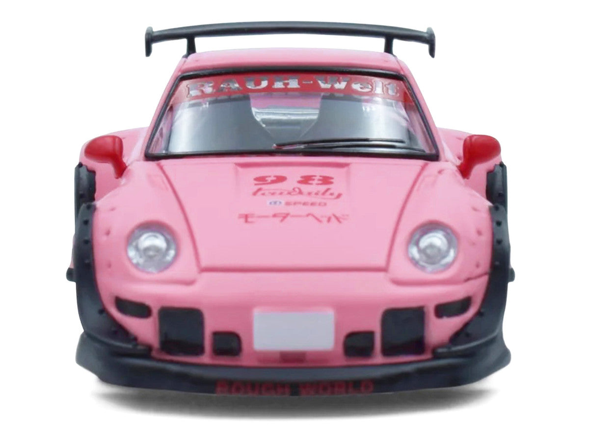 RWB 993 #98 "Hooters" Matt Pink 1/64 Diecast Model Car by Model Model LuxuryLifeWay Online Store