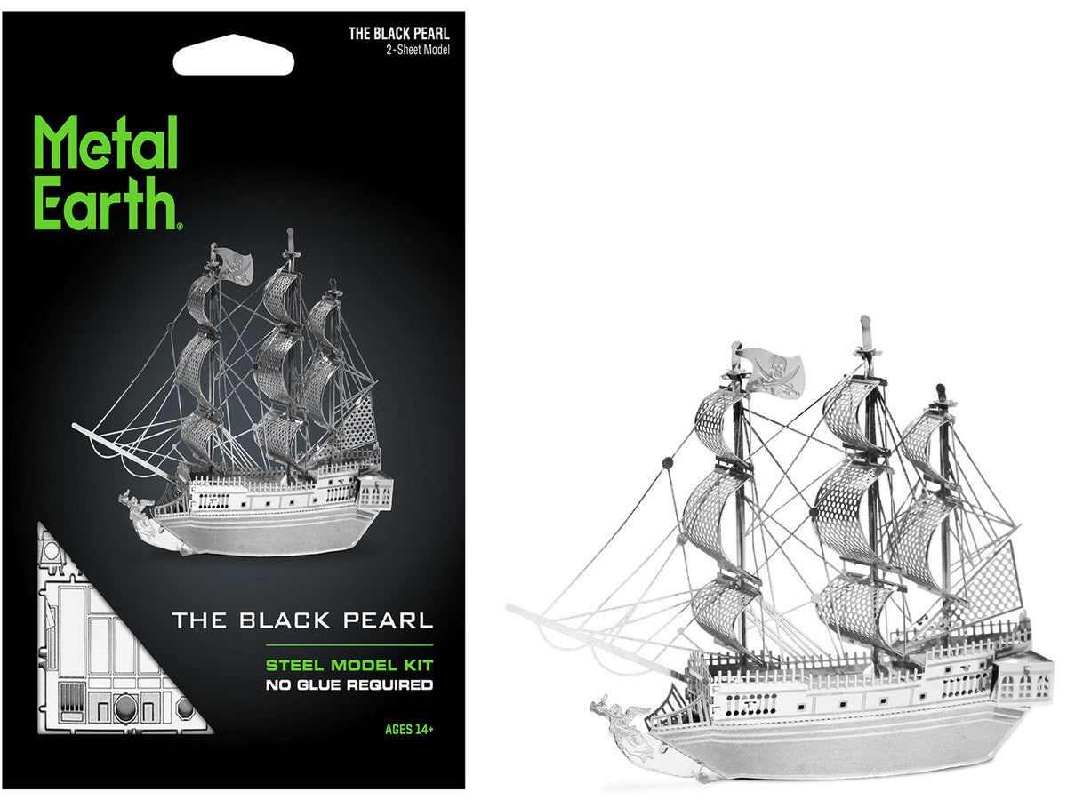 Model Kit Black Pearl Ship (Moderate Difficulty) Steel Model by Metal Earth LuxuryLifeWay Online Store
