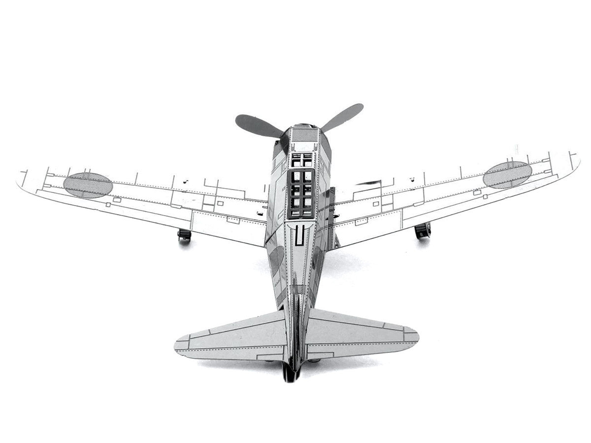 Model Kit Mitsubishi Zero Fighter Aircraft "Imperial Japanese Navy Air Service" (Moderate Difficulty) Steel Model by Metal Earth LuxuryLifeWay Online Store