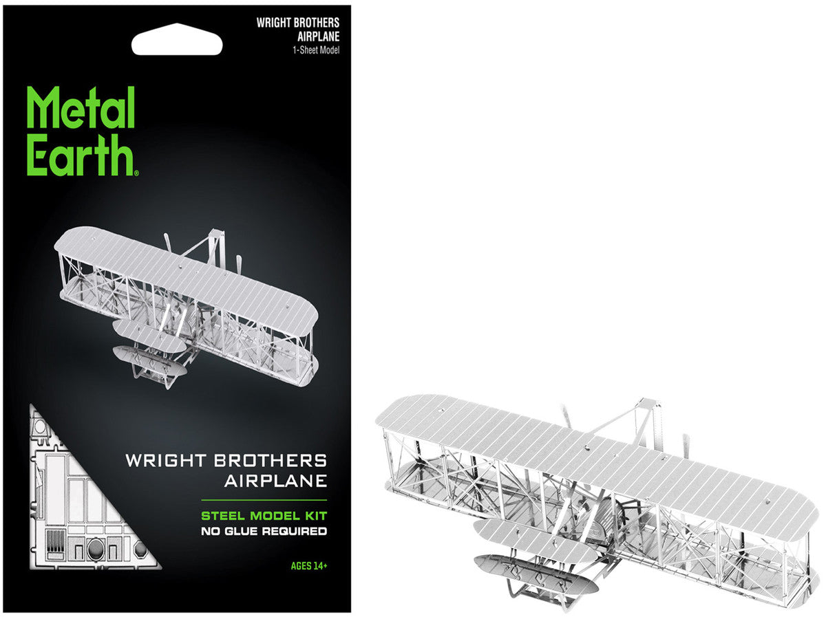 Model Kit Wright Brothers Airplane (Moderate Difficulty) Steel Model by Metal Earth LuxuryLifeWay Online Store