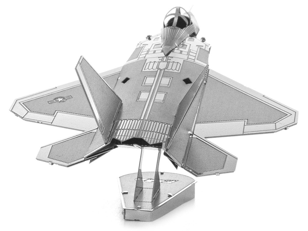 Model Kit Lockheed Martin F-22 Raptor Stealth Aircraft (Moderate Difficulty) Steel Model by Metal Earth LuxuryLifeWay Online Store