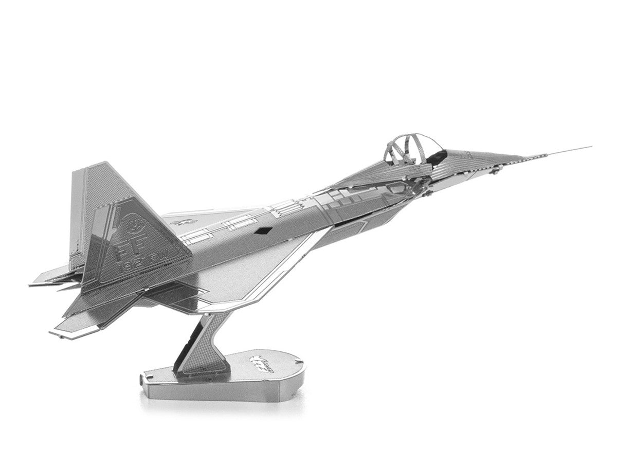Model Kit Lockheed Martin F-22 Raptor Stealth Aircraft (Moderate Difficulty) Steel Model by Metal Earth LuxuryLifeWay Online Store