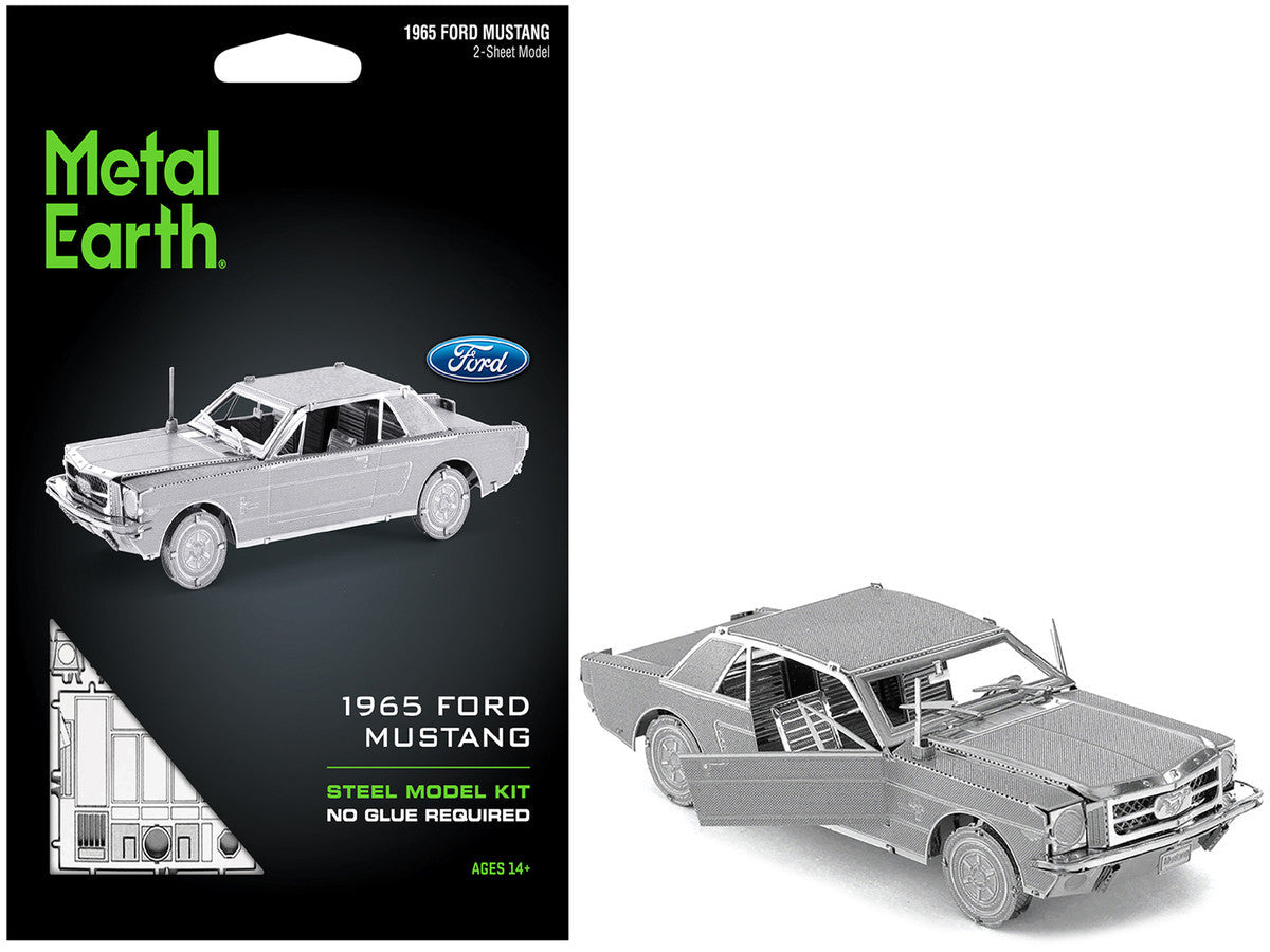 Model Kit 1965 Ford Mustang Metal (Moderate Difficulty) Steel Model by Metal Earth LuxuryLifeWay Online Store
