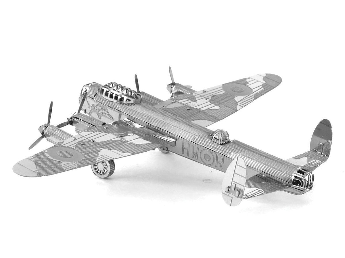 Model Kit Avro Lancaster Bomber Aircraft "Royal Air Force" (Moderate Difficulty) Steel Model by Metal Earth LuxuryLifeWay Online Store
