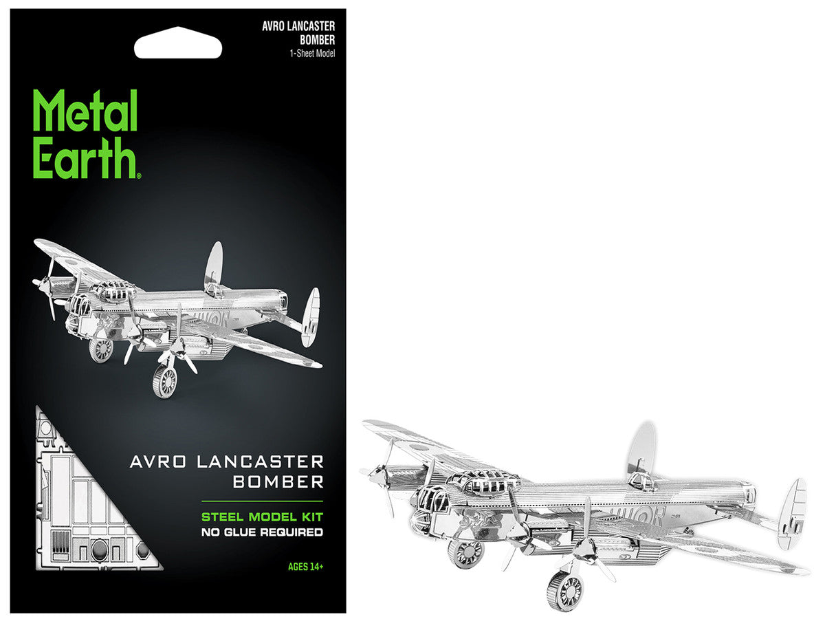 Model Kit Avro Lancaster Bomber Aircraft "Royal Air Force" (Moderate Difficulty) Steel Model by Metal Earth LuxuryLifeWay Online Store