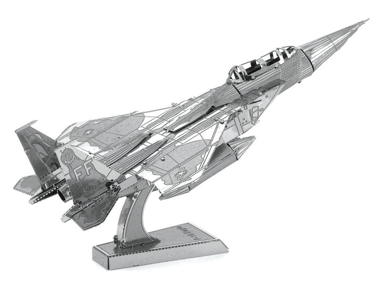 Model Kit McDonnell Douglas F-15 Eagle Fighter Aircraft (Moderate Difficulty) Steel Model by Metal Earth LuxuryLifeWay Online Store
